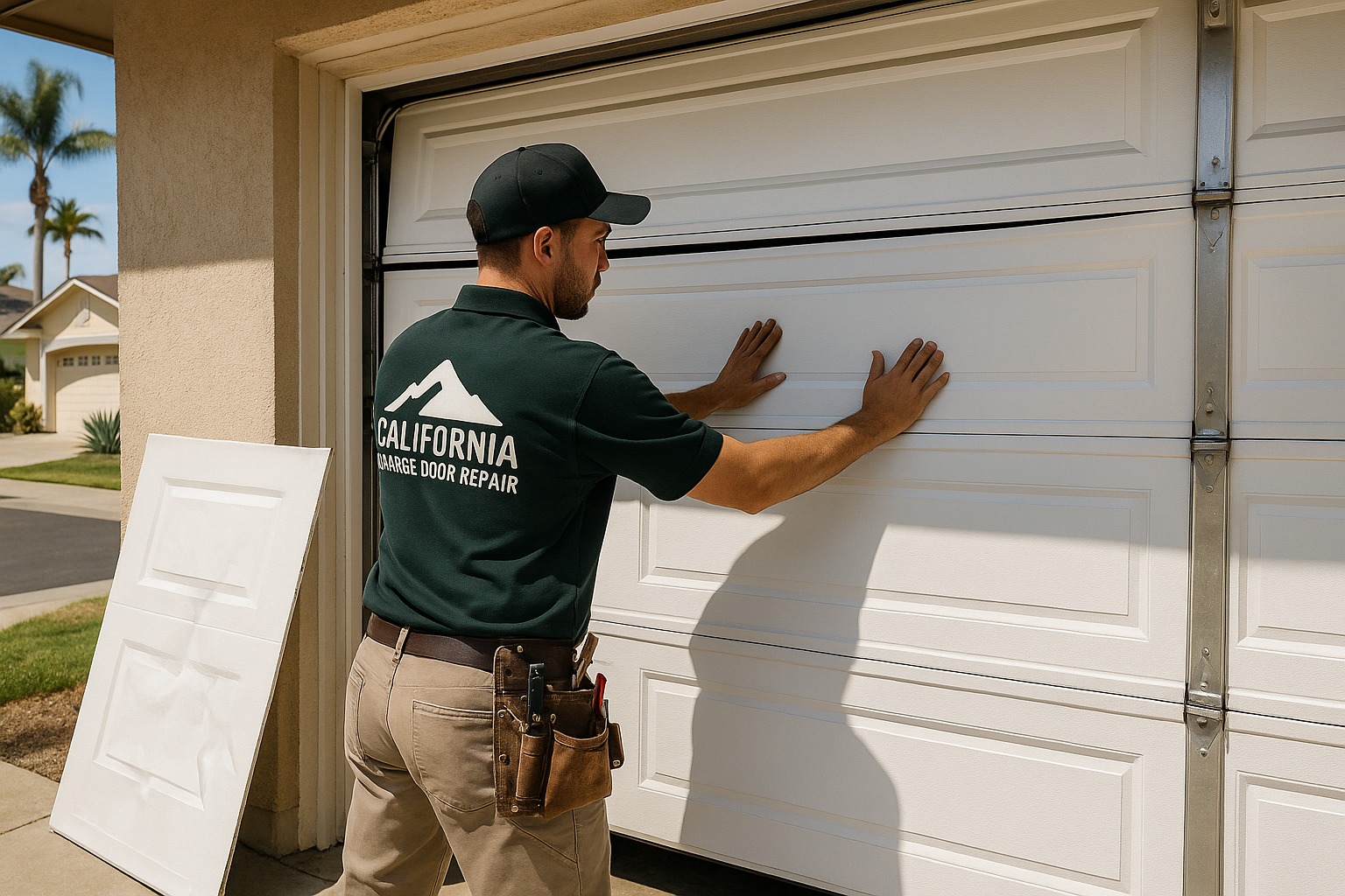 Garage Door Panel Replacement service in Rockland
