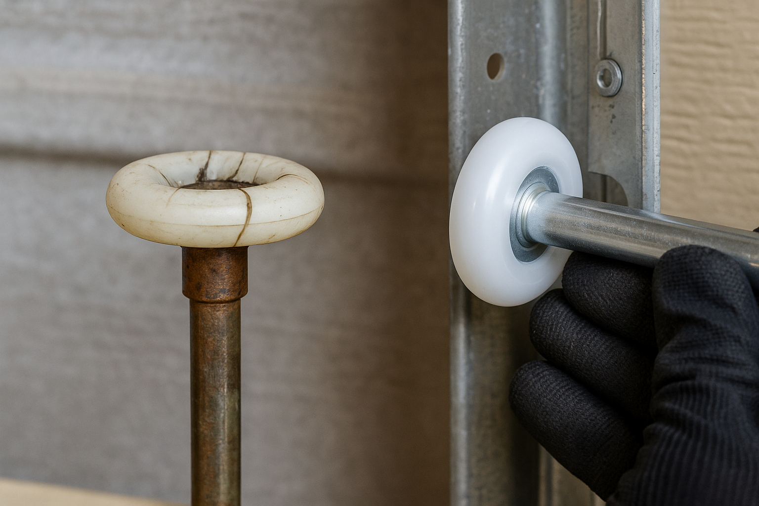 Garage Door Roller Replacement service in Easton