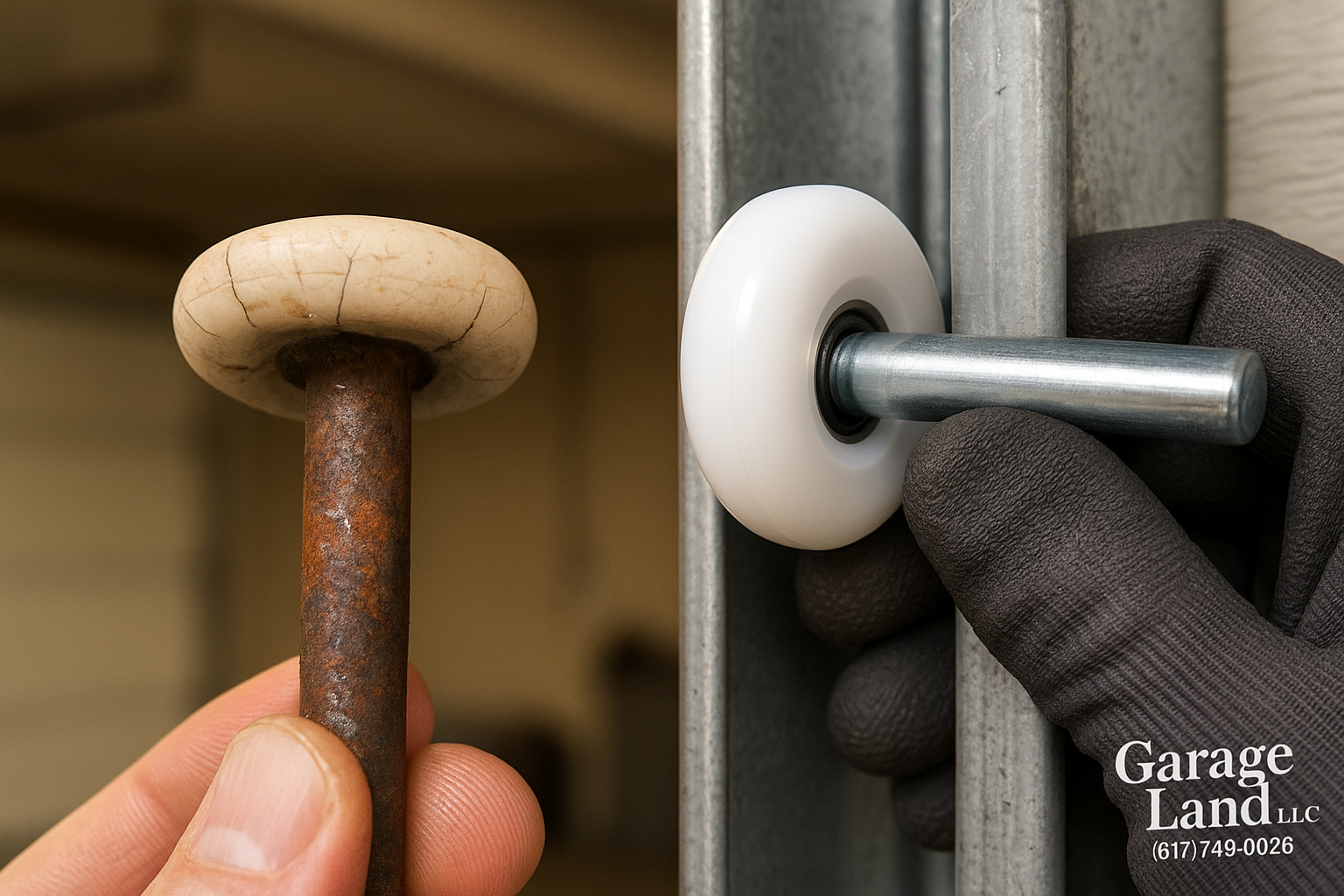 Garage Door Roller Replacement service in South Duxbury