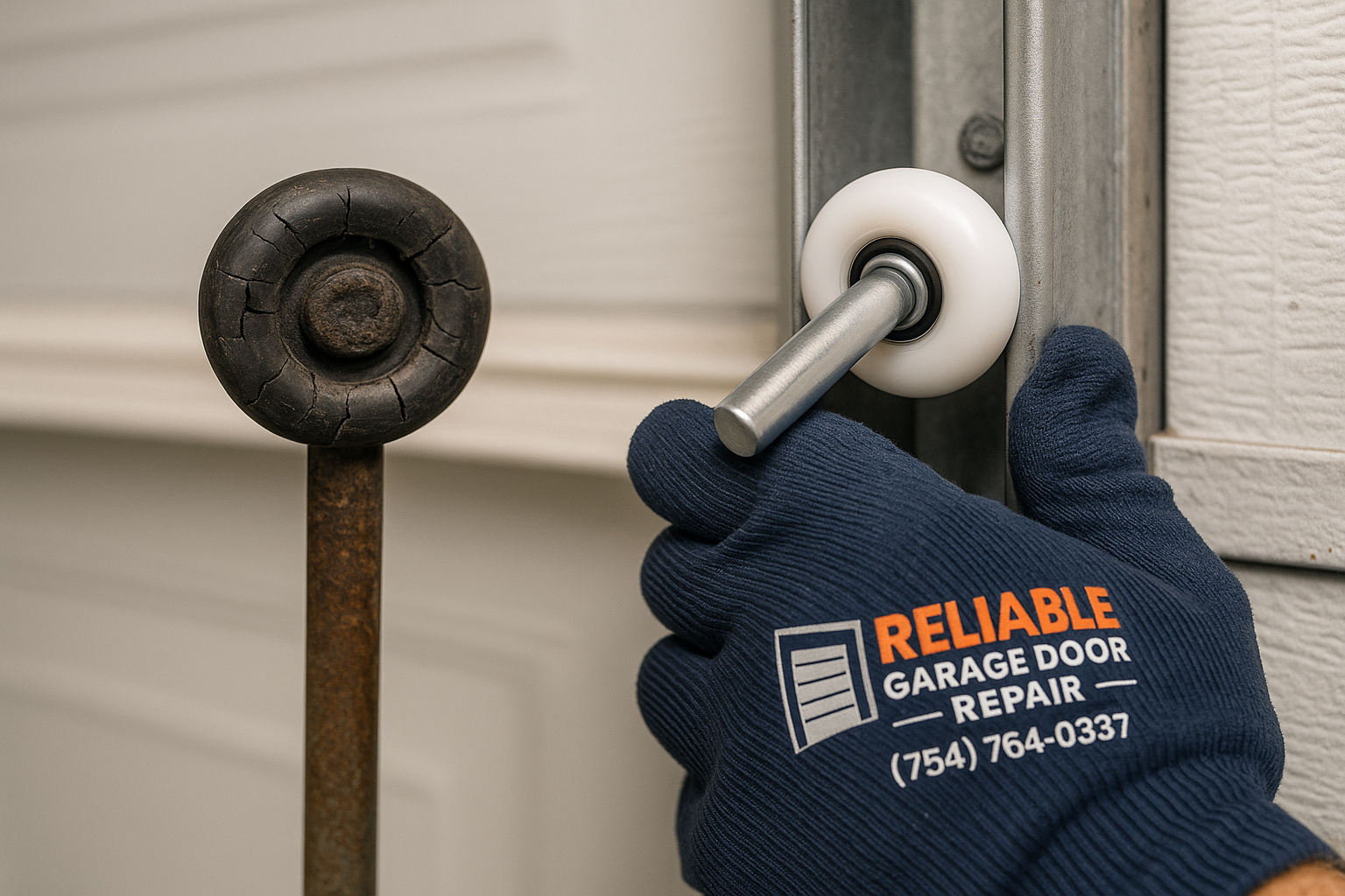 Garage Door Roller Replacement service in East Freetown